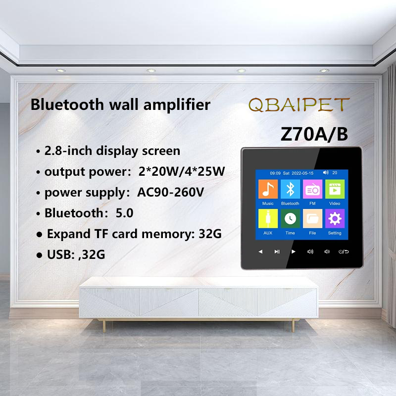 Audio Home Cinema - Hause Bluetooth Wand Verstärker Hintergrund Musik
