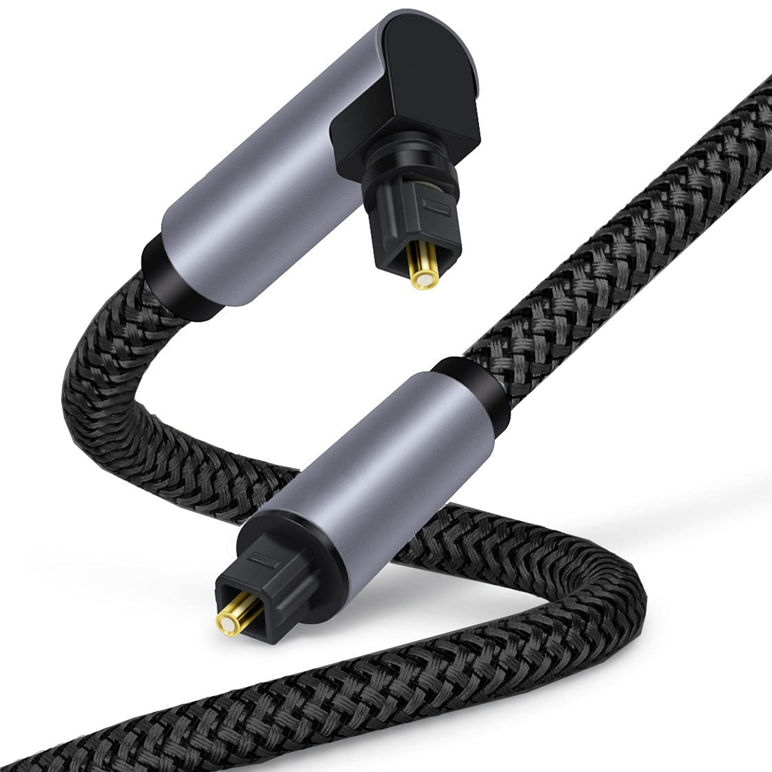 Home Cinema Tv - 90-Grad-HIFI-Digital-optisches Audiokabel Toslink SPDIF Koaxialkabel-Adapter für