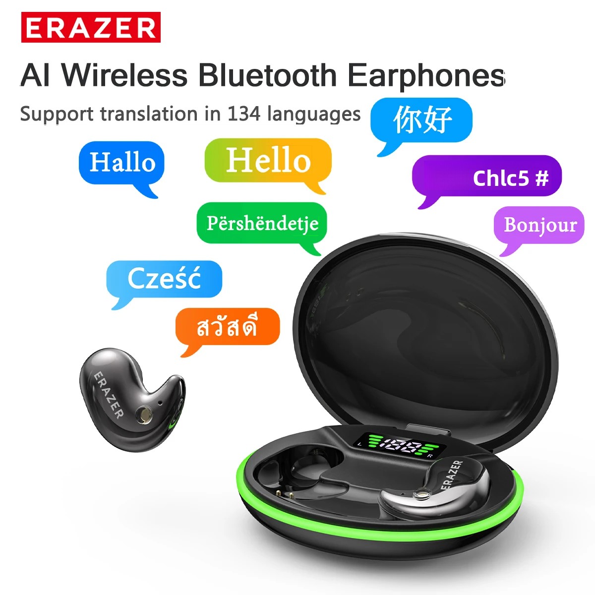 Home Cinema Wireless - EARZER XF58 In-Ear Bluetooth-Kopfhörer mit Mikrofon,