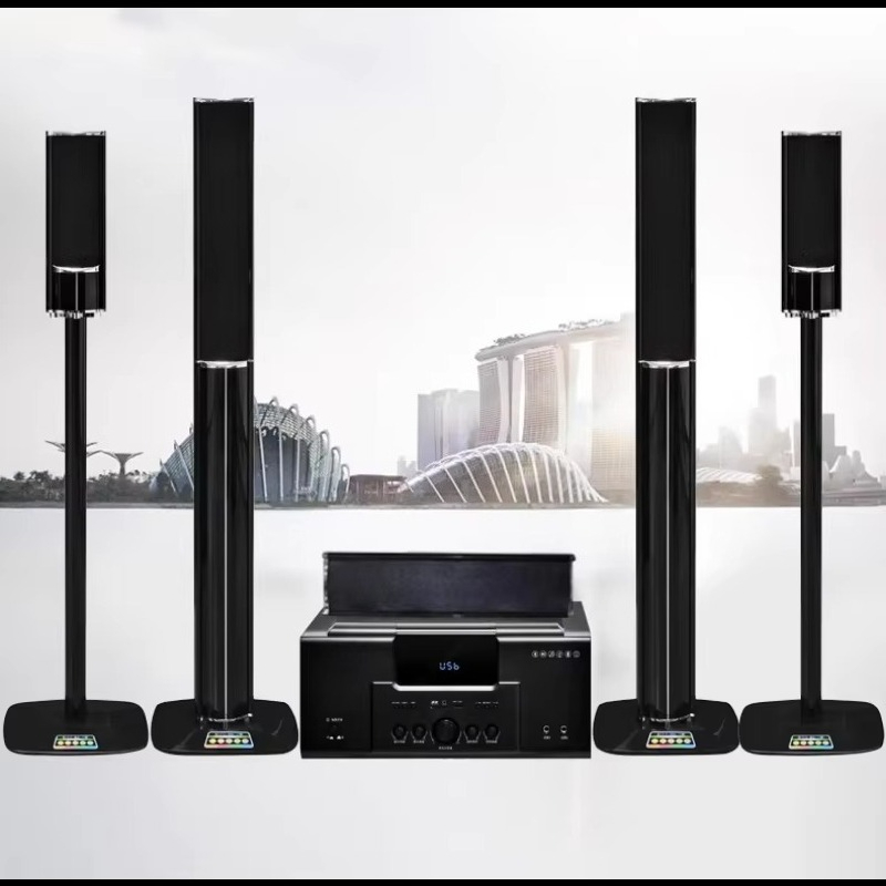Audio Home Cinema - Heimkino-Lautsprechersystem 5.1 Audio-Verstärker Bluetooth-Lautsprecher Surround-Heimkinosystem Set