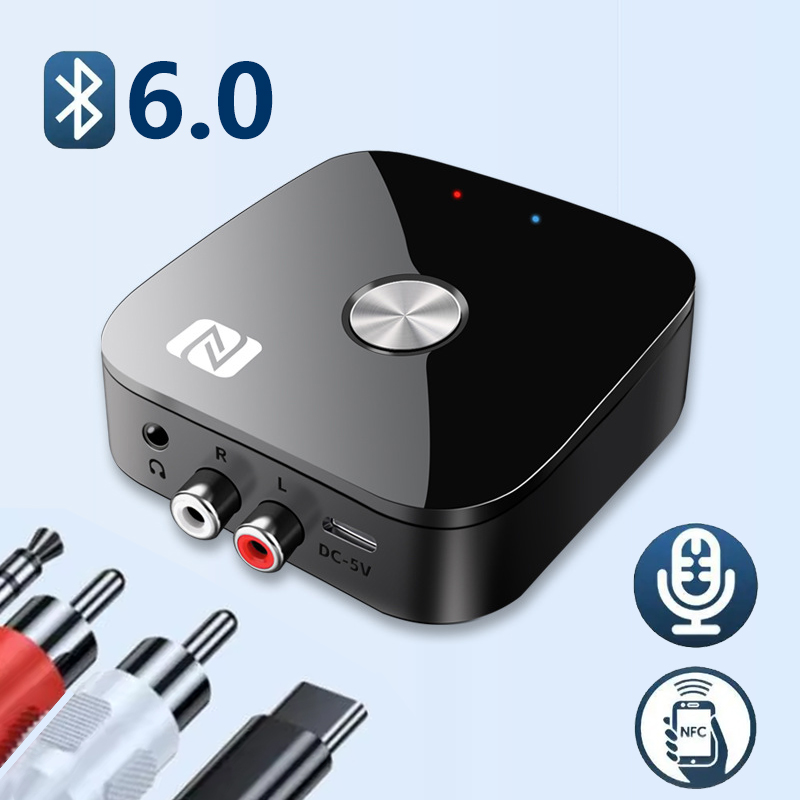 Home Cinema Wireless - Bluetooth 6,0 Audio Receiver RCA 3,5mm