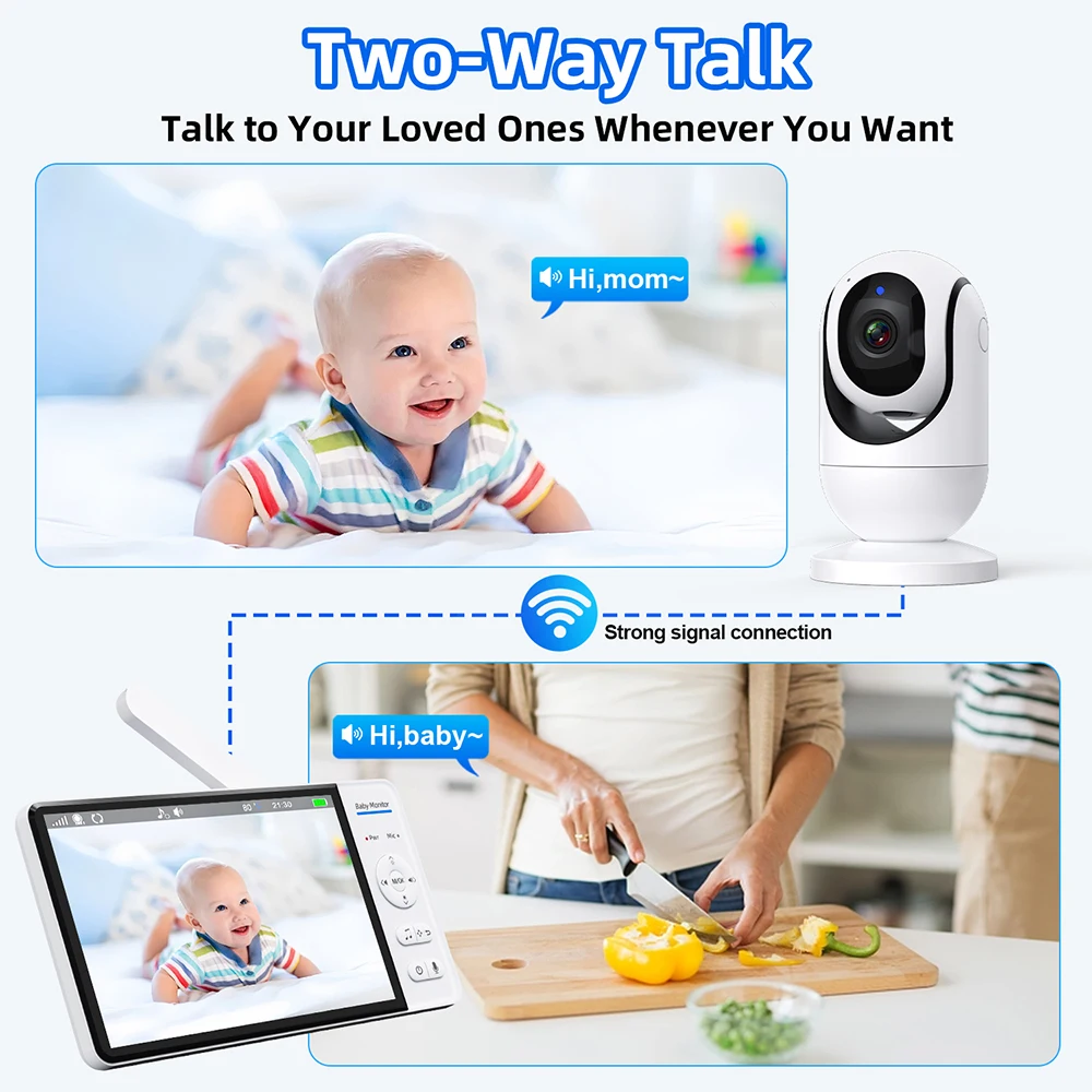 7,0'' Video Baby Monitor 720P  – Home Cinema Wireless Bewertung und Preis