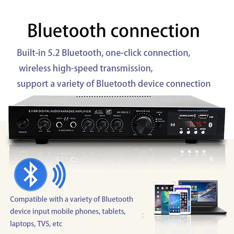 AV-369BT Bluetooth 5.1 Sound L – Audio Home Cinema Bewertung und Preis